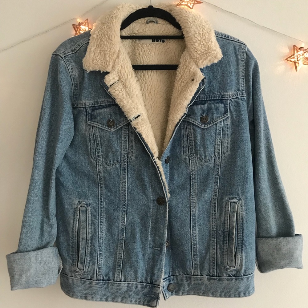 Denim Shearling Jacket